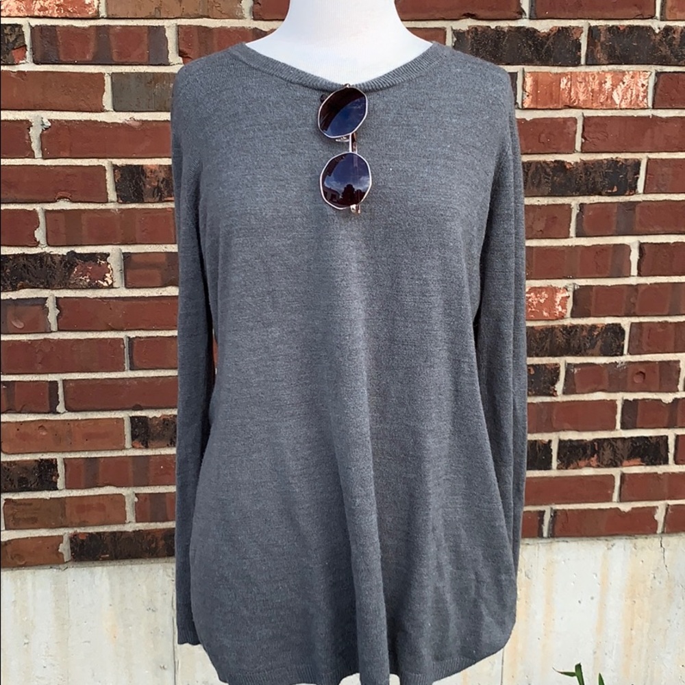 Gray Long sleeve sweater